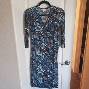 Liz Lange Maternity Midi Wrap Dress XS